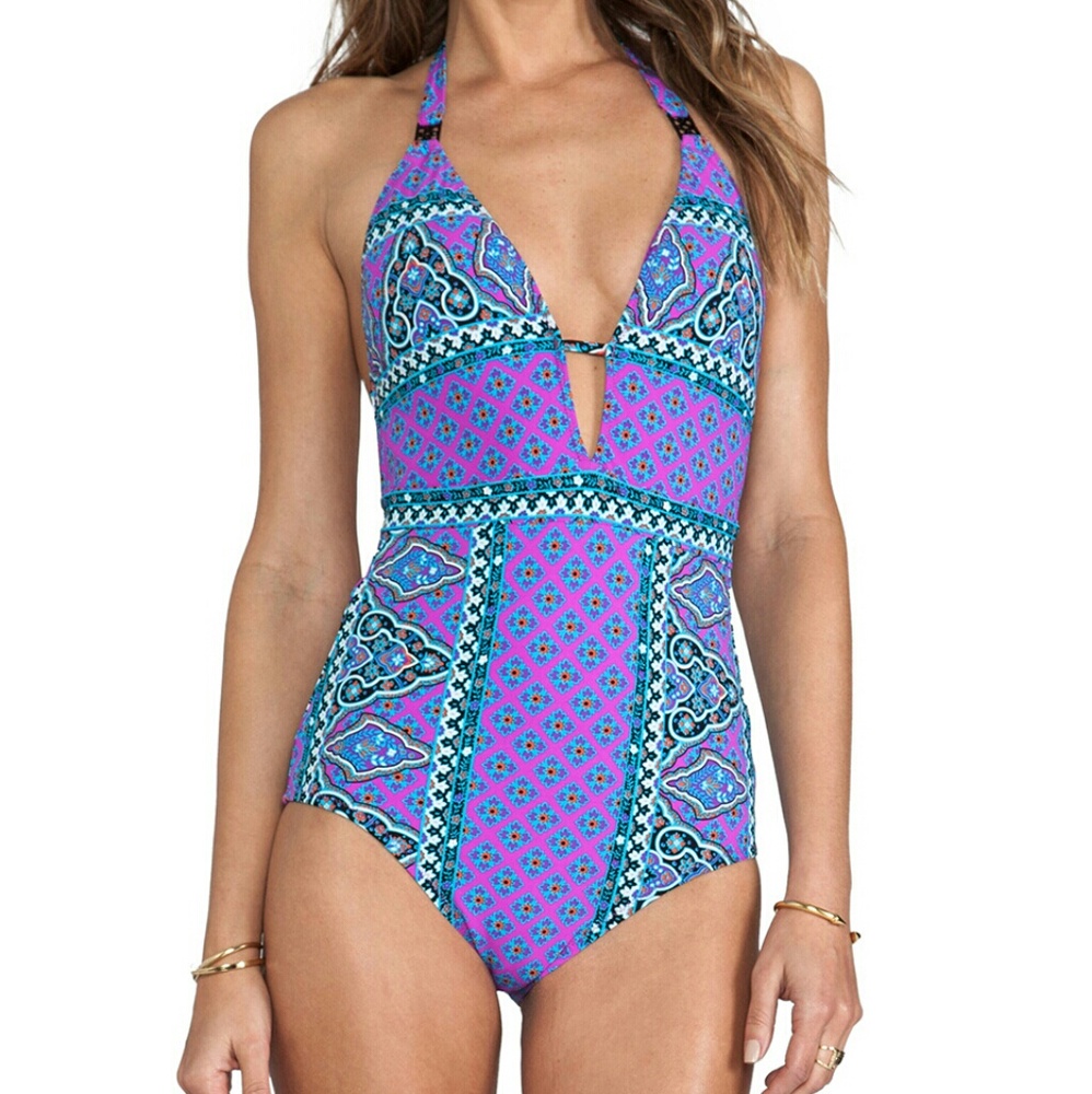 Nanette Lepore Moroccan Medallion swim suit - Picture 3 of 3
